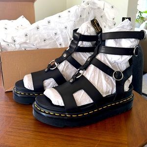 BRAND NEW. NEVER WORN. Black ADAIRA Dr. Martens